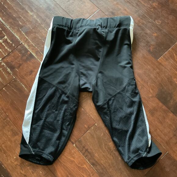 Nike NWT Alpha Elite Mens Lg Black White Belt Football Pant DV3976-012 - Picture 3 of 5